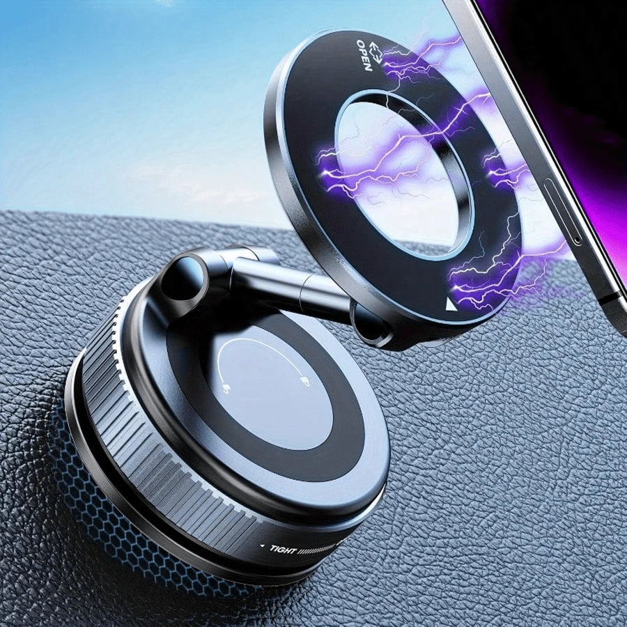 360° Adjustable Magnetic Phone Holder, Suitable For Car/Gym/Mirror/Smooth Surface/Bathroom Mirror, Universal Portable Foldable Car Phone Mount, Compatible With All Smartphones And Car Models, Foldable