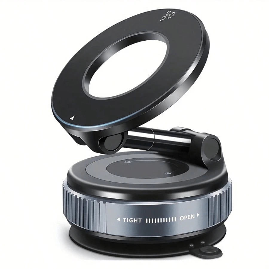 360° Adjustable Magnetic Phone Holder, Suitable For Car/Gym/Mirror/Smooth Surface/Bathroom Mirror, Universal Portable Foldable Car Phone Mount, Compatible With All Smartphones And Car Models, Foldable