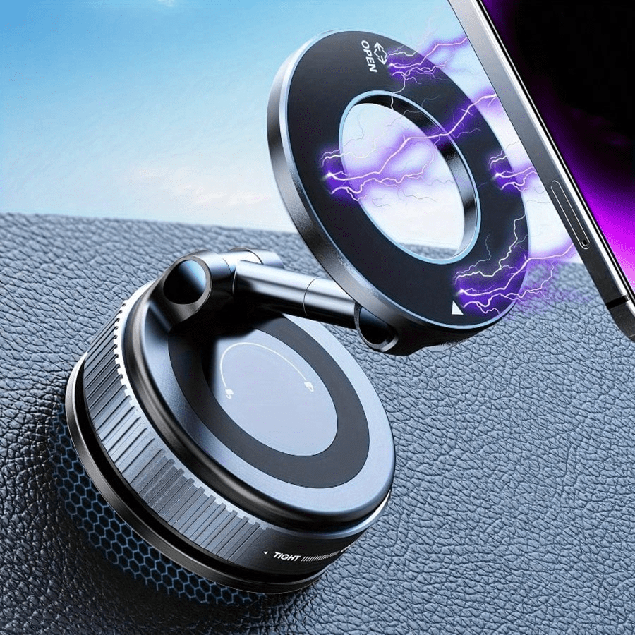 360° Adjustable Magnetic Phone Holder, Suitable For Car/Gym/Mirror/Smooth Surface/Bathroom Mirror, Universal Portable Foldable Car Phone Mount, Compatible With All Smartphones And Car Models, Foldable