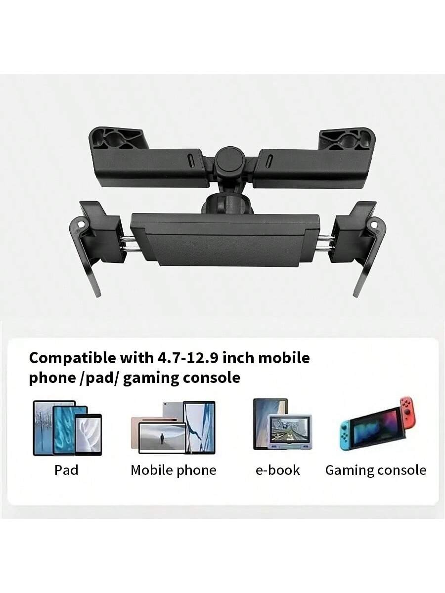 [360 Degree Rotating Tablet Stand] Car Headrest Tablet Holder, 360 Degree Rotation Tablet Stand For IPad, Headrest Mount For Car Backseat, Travel Portable Road Trip