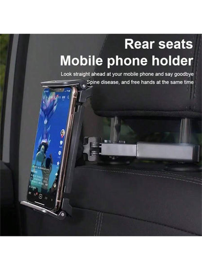 [360 Degree Rotating Tablet Stand] Car Headrest Tablet Holder, 360 Degree Rotation Tablet Stand For IPad, Headrest Mount For Car Backseat, Travel Portable Road Trip