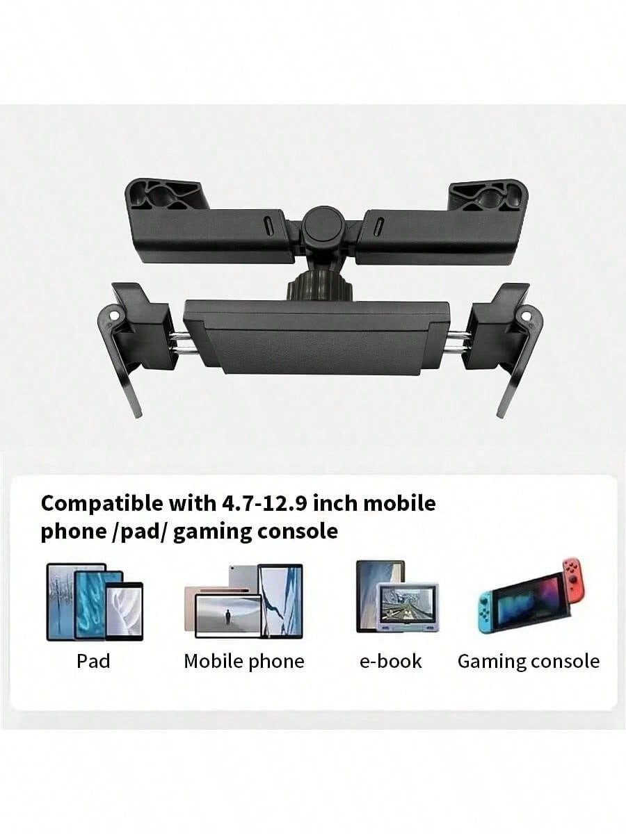 [360 Degree Rotating Tablet Stand] Car Headrest Tablet Holder, 360 Degree Rotation Tablet Stand For IPad, Headrest Mount For Car Backseat, Travel Portable Road Trip