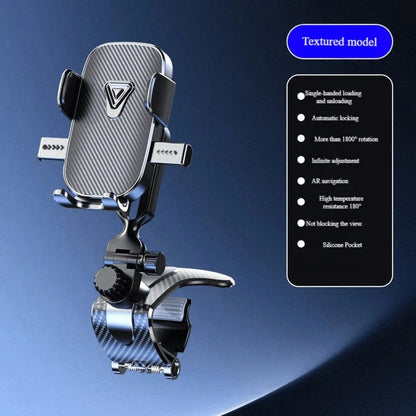 360° Rotatable Gravity Clip Adjustable Phone Holder, One-Touch Operation, Unobstructed View, Fits 4.0-7.0 Inch Smartphones, Dashboard/Sunshade Mount, Suitable For IPhone & Android, High Load-Bearing