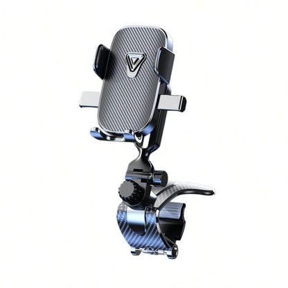 360° Rotatable Gravity Clip Adjustable Phone Holder, One-Touch Operation, Unobstructed View, Fits 4.0-7.0 Inch Smartphones, Dashboard/Sunshade Mount, Suitable For IPhone & Android, High Load-Bearing