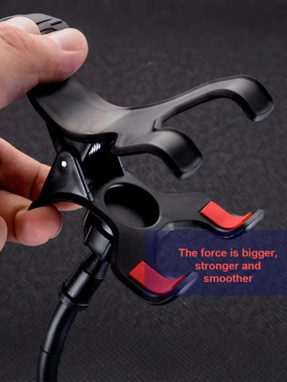 360° Rotatable Suction Cup Car Phone Holder- Flexible Gooseneck Dashboard Windshield Phone Mount Suitable For All Smartphones