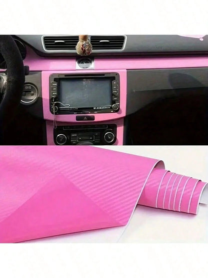 3D Forged Carbon Fiber Vinyl Wrap Roll With Air Release Technology- Self-Adhesive Car Sticker For Vehicle Exterior & Interior, Fits Most Vehicles, Durable & Easy To Apply, Vehicle Customization, Mode