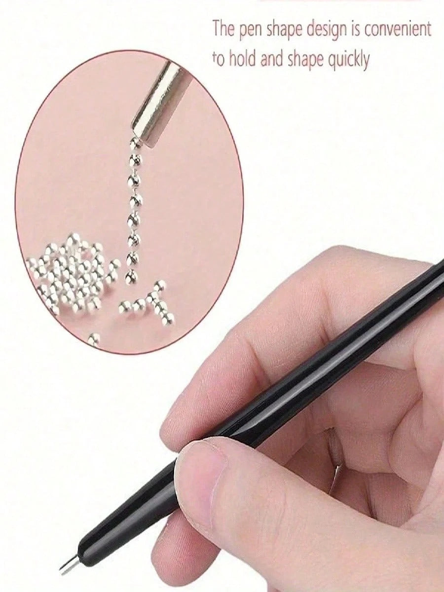 3pcs/1pc Professional Magnetic Nail Art Pen- Magnetic Base, Smooth Tip, Suitable For French Manicure, Water Wave And Round Nail Art Design- Salon/Home Pedicure/Nail Technician Tool- Easy To Clean D