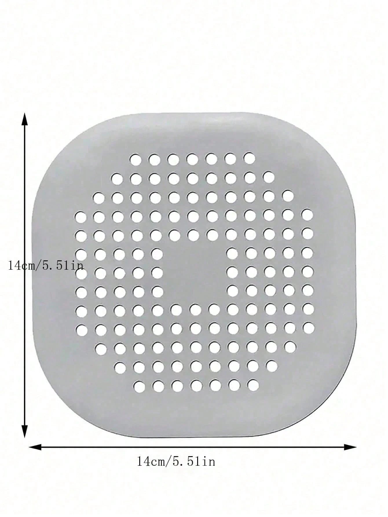 3pcs Drain Cover With Suction Cup Pad, Kitchen Bathroom Sink Strainer Hair Filter Home Bathroom Decor Fall Decor Back To School