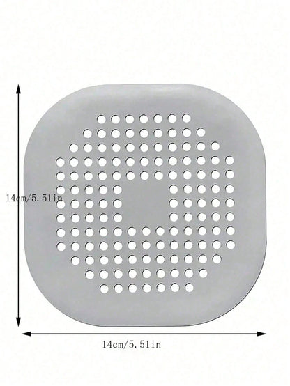3pcs Drain Cover With Suction Cup Pad, Kitchen Bathroom Sink Strainer Hair Filter Home Bathroom Decor Fall Decor Back To School