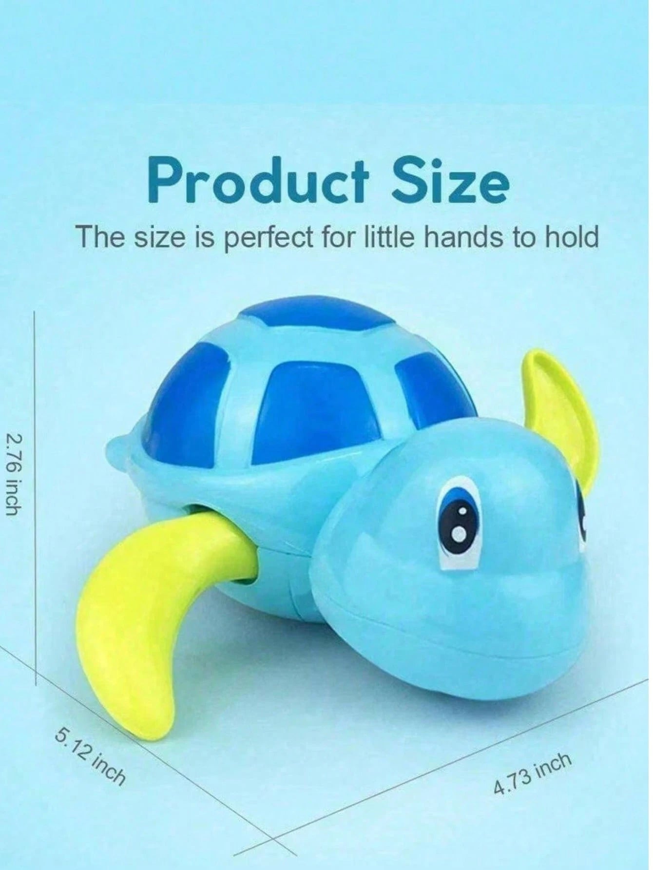 3pcs Funny Swimming Turtle Bath Toys – Perfect Gift For Toddlers Aged 2-6, Great Thanksgiving Present! Children's Bath Toys: Wind-Up Swimming Turtles, Suitable For Boys And Girls, Ideal For Baby Bath