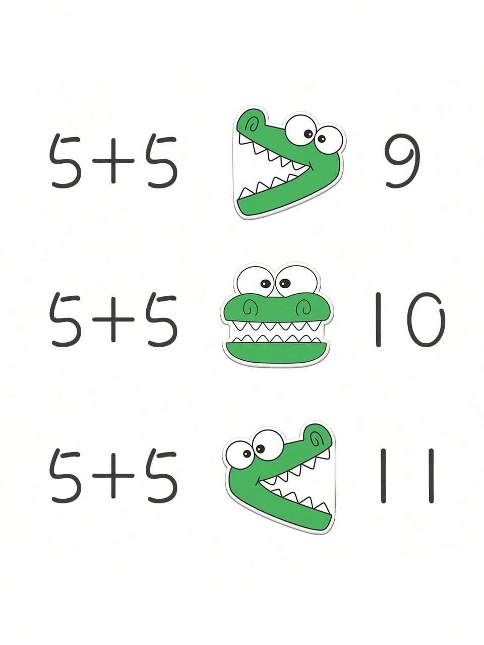 3pcs Magnetic Math Teaching Stickers, Greater Than Less Than Equal To Signs Magnets, Elementary Arithmetic Interactive Classroom Game Educational Tools, Children Early Education Cognitive Wall Sticker