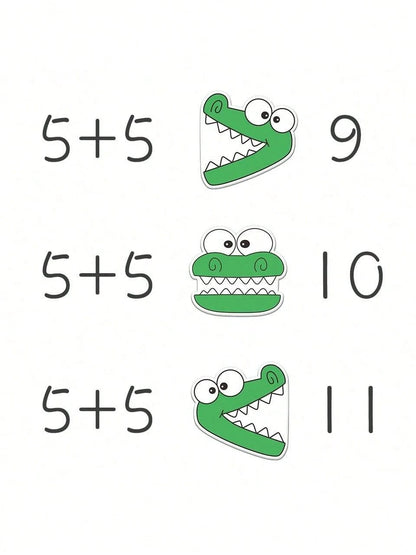 3pcs Magnetic Math Teaching Stickers, Greater Than Less Than Equal To Signs Magnets, Elementary Arithmetic Interactive Classroom Game Educational Tools, Children Early Education Cognitive Wall Sticker