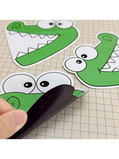 3pcs Magnetic Math Teaching Stickers, Greater Than Less Than Equal To Signs Magnets, Elementary Arithmetic Interactive Classroom Game Educational Tools, Children Early Education Cognitive Wall Sticker