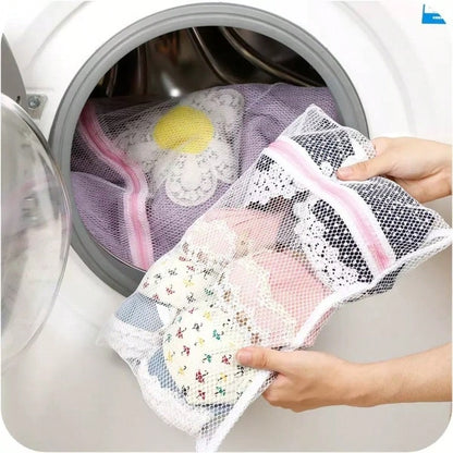 3pcs Pink Washing Machine Laundry Bags For Clothes, Socks, Underwear, Practical Household Tools, Housewarming Gift