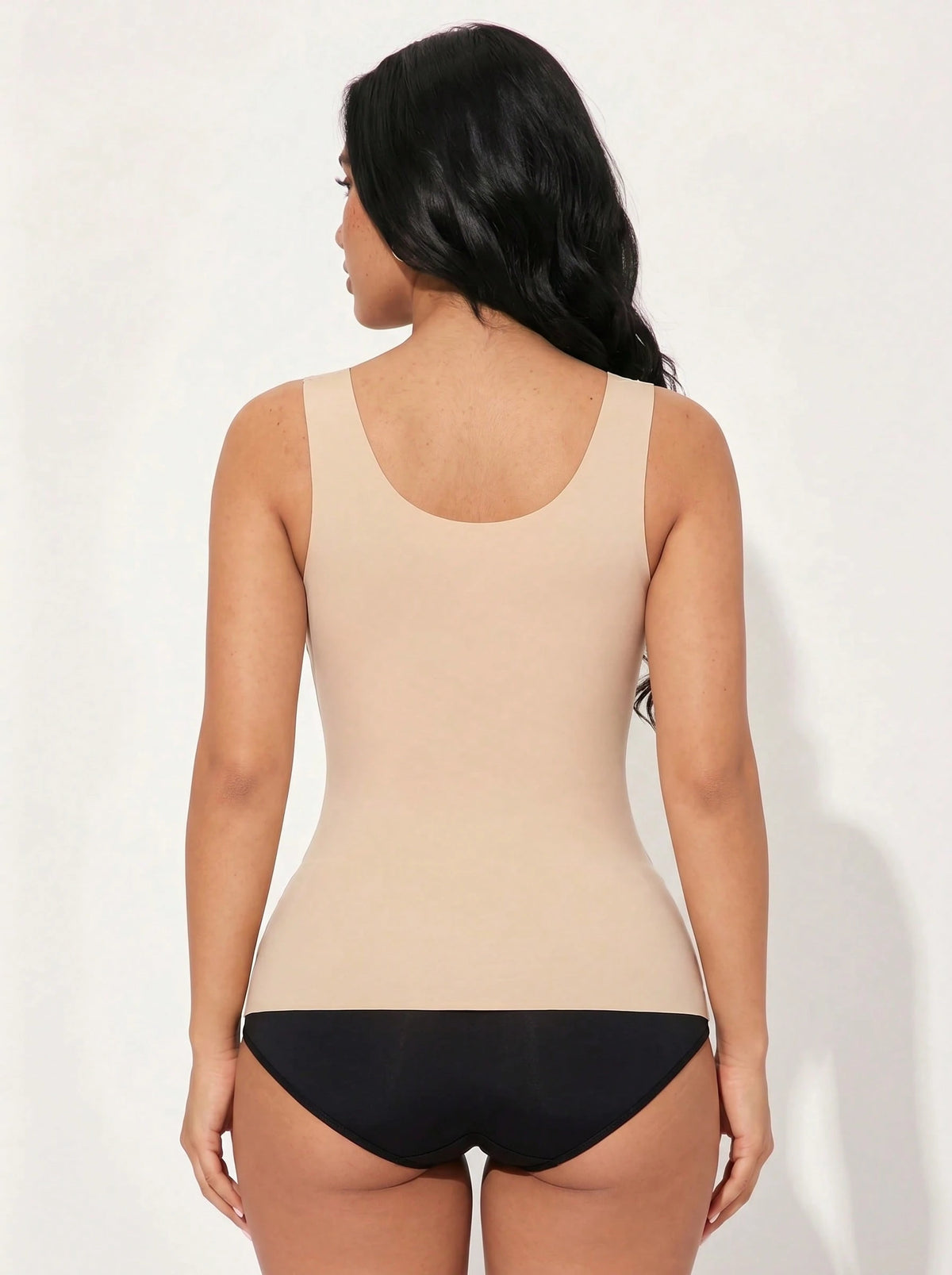 3pcs Seamless Sheer Camisole- Soft Round Neck Basic Vest, Multi-Color