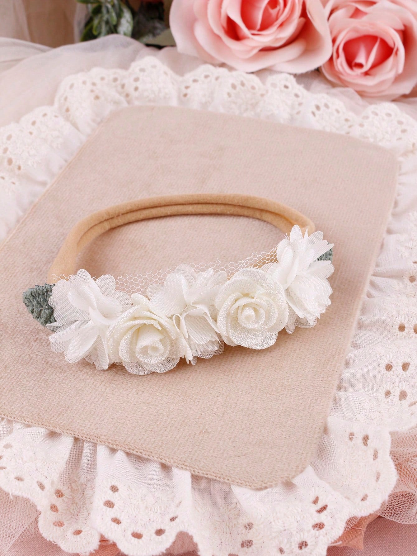 3pcs/Set Cute Baby Photo Prop Elastic Headbands, Baby Bowknot Sweet Adorable Princess Headbands