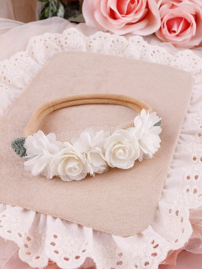 3pcs/Set Cute Baby Photo Prop Elastic Headbands, Baby Bowknot Sweet Adorable Princess Headbands