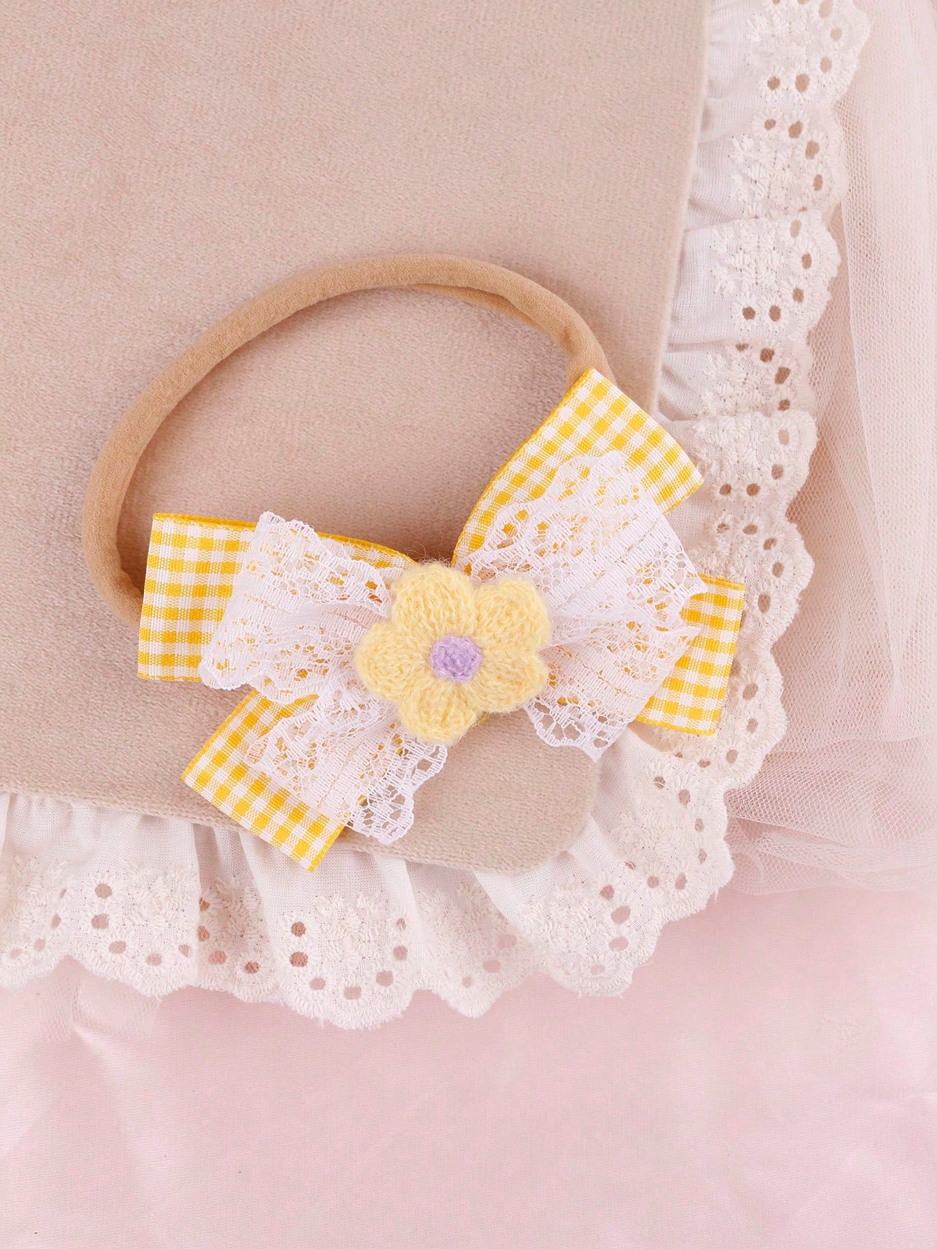 3pcs/Set Cute Baby Photo Prop Elastic Headbands, Baby Bowknot Sweet Adorable Princess Headbands