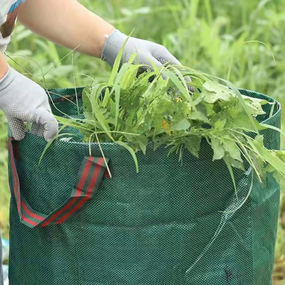 (3x300L) Garden Bags, Premium Garden Bags, Waterproof, Large Trash Bags With Handles, Foldable And Reusable, Large Capacity And Double Layer Bottom, UV Resistant