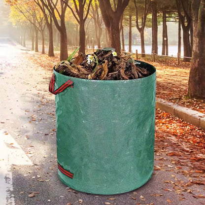(3x300L) Garden Bags, Premium Garden Bags, Waterproof, Large Trash Bags With Handles, Foldable And Reusable, Large Capacity And Double Layer Bottom, UV Resistant