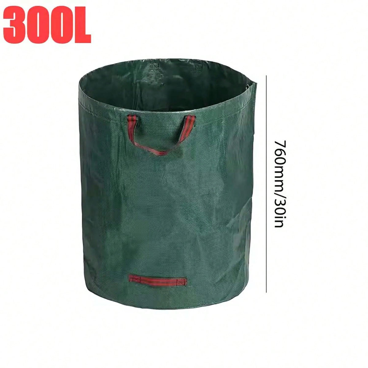 (3x300L) Garden Bags, Premium Garden Bags, Waterproof, Large Trash Bags With Handles, Foldable And Reusable, Large Capacity And Double Layer Bottom, UV Resistant