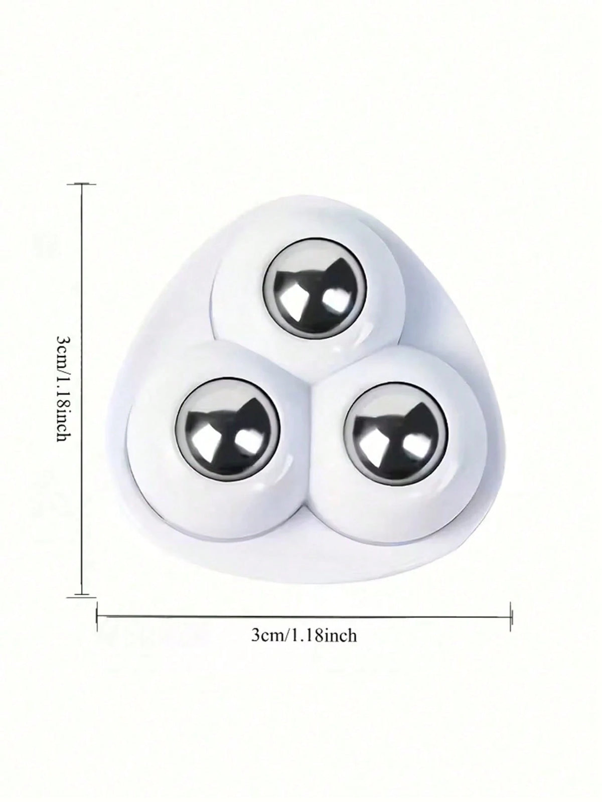 4/20pcs Self-Adhesive Wheels With Stainless Steel Ball Bearings- 360 Degree Swivel Kitchen Utensil Casters, Suitable For Home Decor, DIY Projects, Easy Installation, Compact Design, Sturdy Structure
