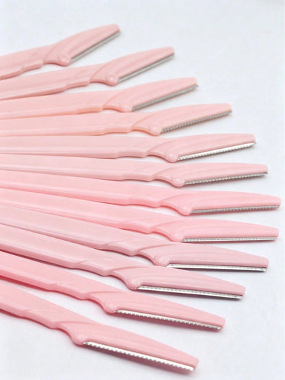 4/6/12/24pcs/30pcs Bottled Eyebrow Razor Set, Includes Storage Box, Facial Trimming Blades And Razors, Suitable For Facial And Body Hair Removal, Essential Hair Styling Product And Accessory For Barbe