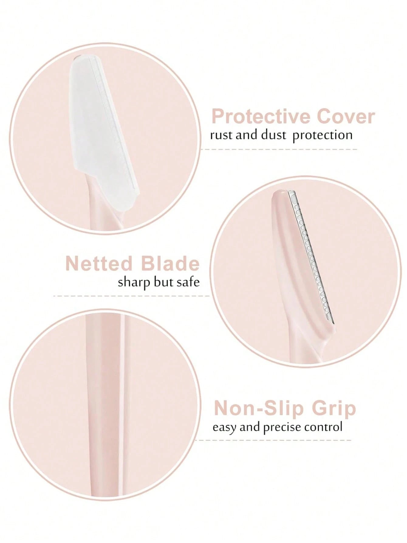 4/6/12/24pcs/30pcs Bottled Eyebrow Razor Set, Includes Storage Box, Facial Trimming Blades And Razors, Suitable For Facial And Body Hair Removal, Essential Hair Styling Product And Accessory For Barbe