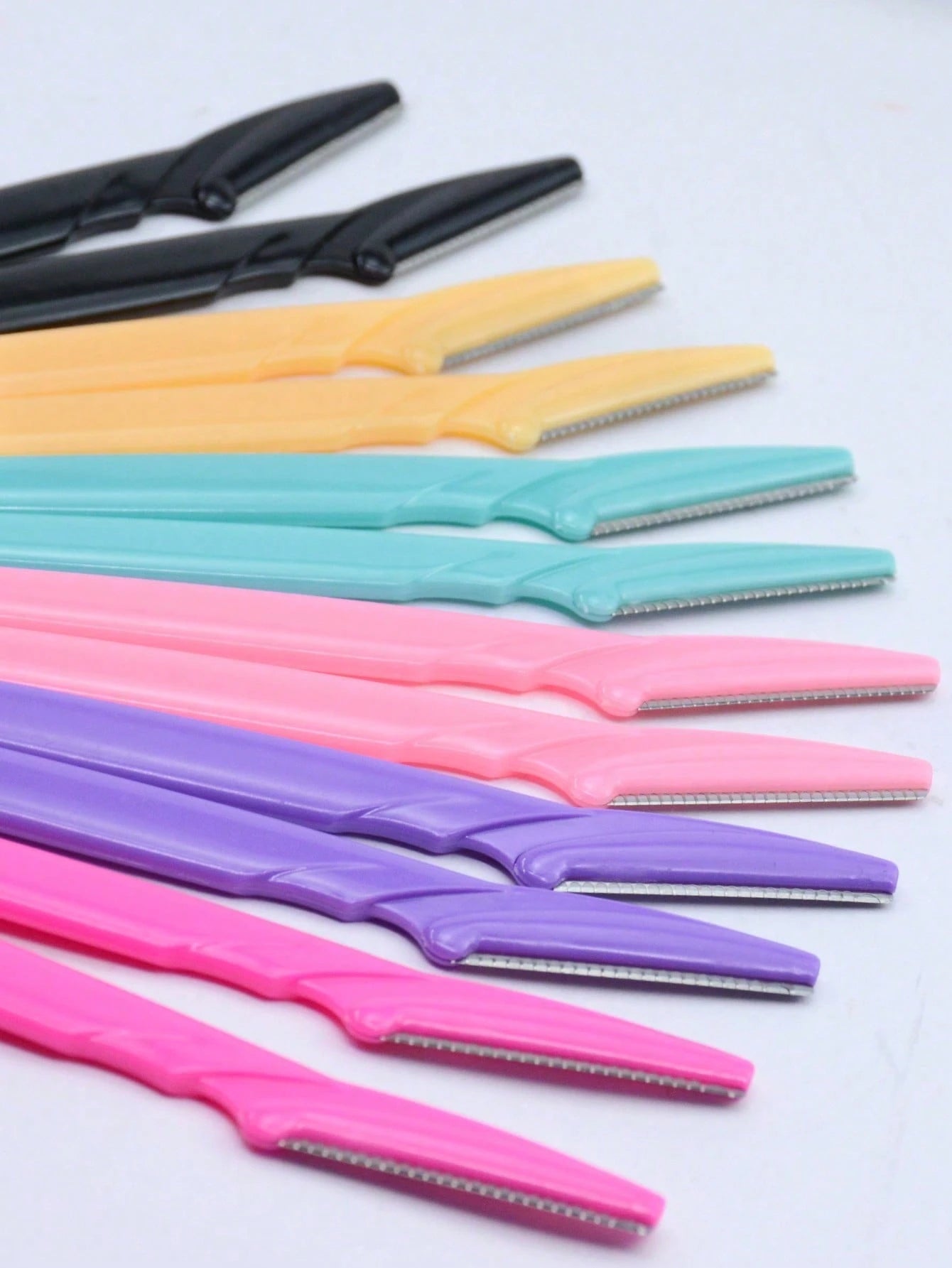 4/6/12/24pcs/30pcs Bottled Eyebrow Razor Set, Includes Storage Box, Facial Trimming Blades And Razors, Suitable For Facial And Body Hair Removal, Essential Hair Styling Product And Accessory For Barbe