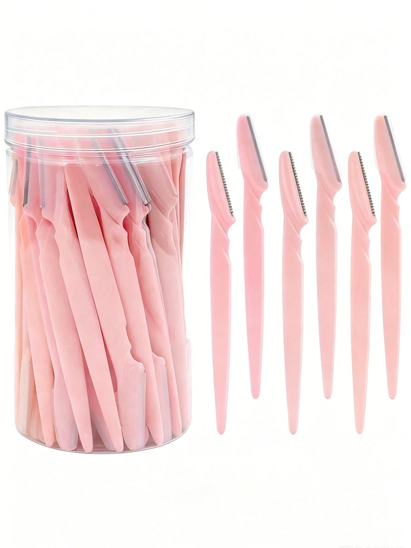4/6/12/24pcs/30pcs Bottled Eyebrow Razor Set, Includes Storage Box, Facial Trimming Blades And Razors, Suitable For Facial And Body Hair Removal, Essential Hair Styling Product And Accessory For Barbe