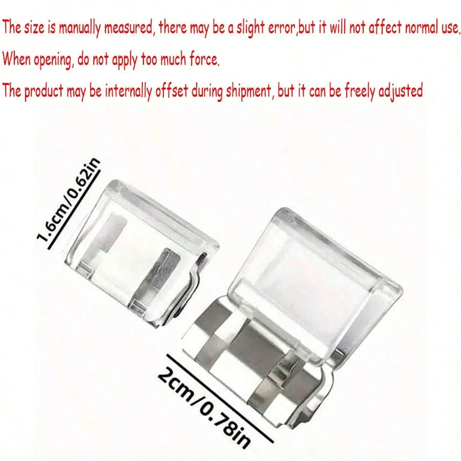 4/6pcs Shorten The Pants Legs With Invisible Fixing Clips, Prevent Dragging At The Bottom Of The Pants Legs, Hide The Buckle Leg Closure Device Without Seams, Prevent Pants Legs From Dragging The Floo