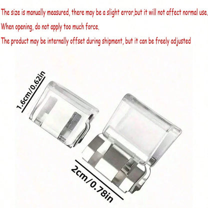 4/6pcs Shorten The Pants Legs With Invisible Fixing Clips, Prevent Dragging At The Bottom Of The Pants Legs, Hide The Buckle Leg Closure Device Without Seams, Prevent Pants Legs From Dragging The Floo