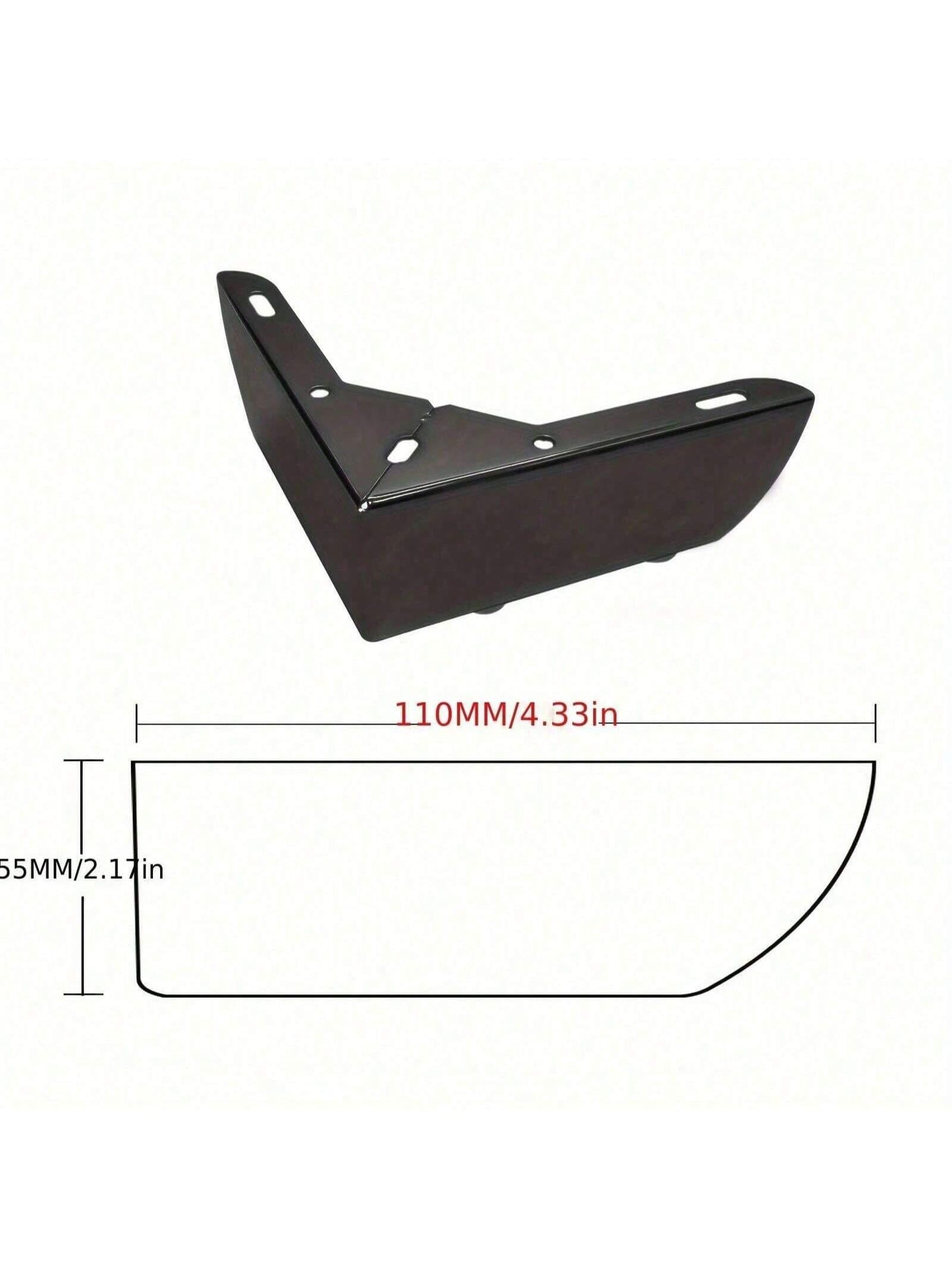 4 Pcs Durable Heavy-Duty Load-Bearing Metal Cabinet Legs, Three-Prong Triangular Sofa Legs, DIY Furniture Hardware Legs