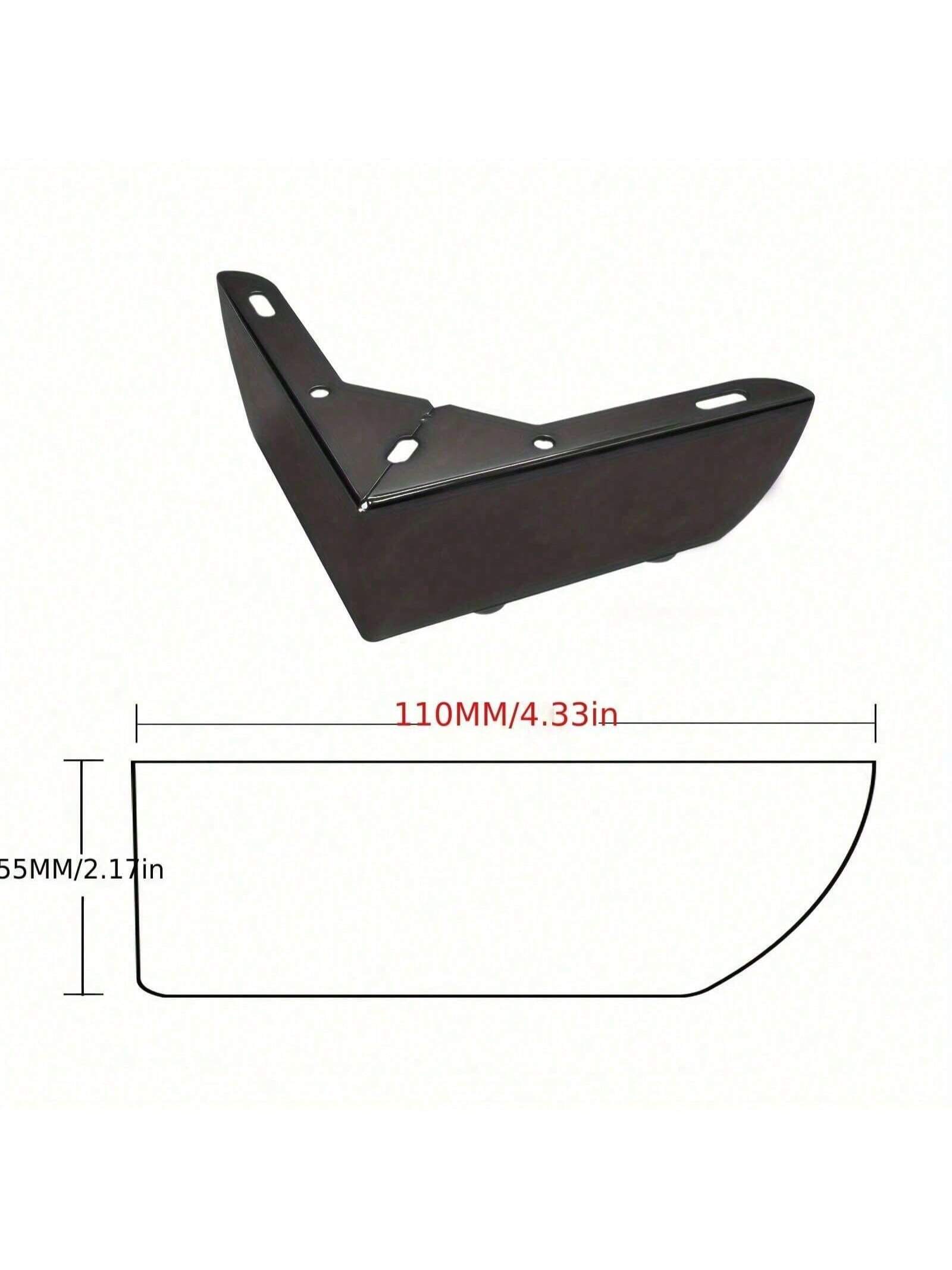4 Pcs Durable Heavy-Duty Load-Bearing Metal Cabinet Legs, Three-Prong Triangular Sofa Legs, DIY Furniture Hardware Legs