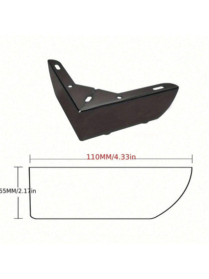 4 Pcs Durable Heavy-Duty Load-Bearing Metal Cabinet Legs, Three-Prong Triangular Sofa Legs, DIY Furniture Hardware Legs