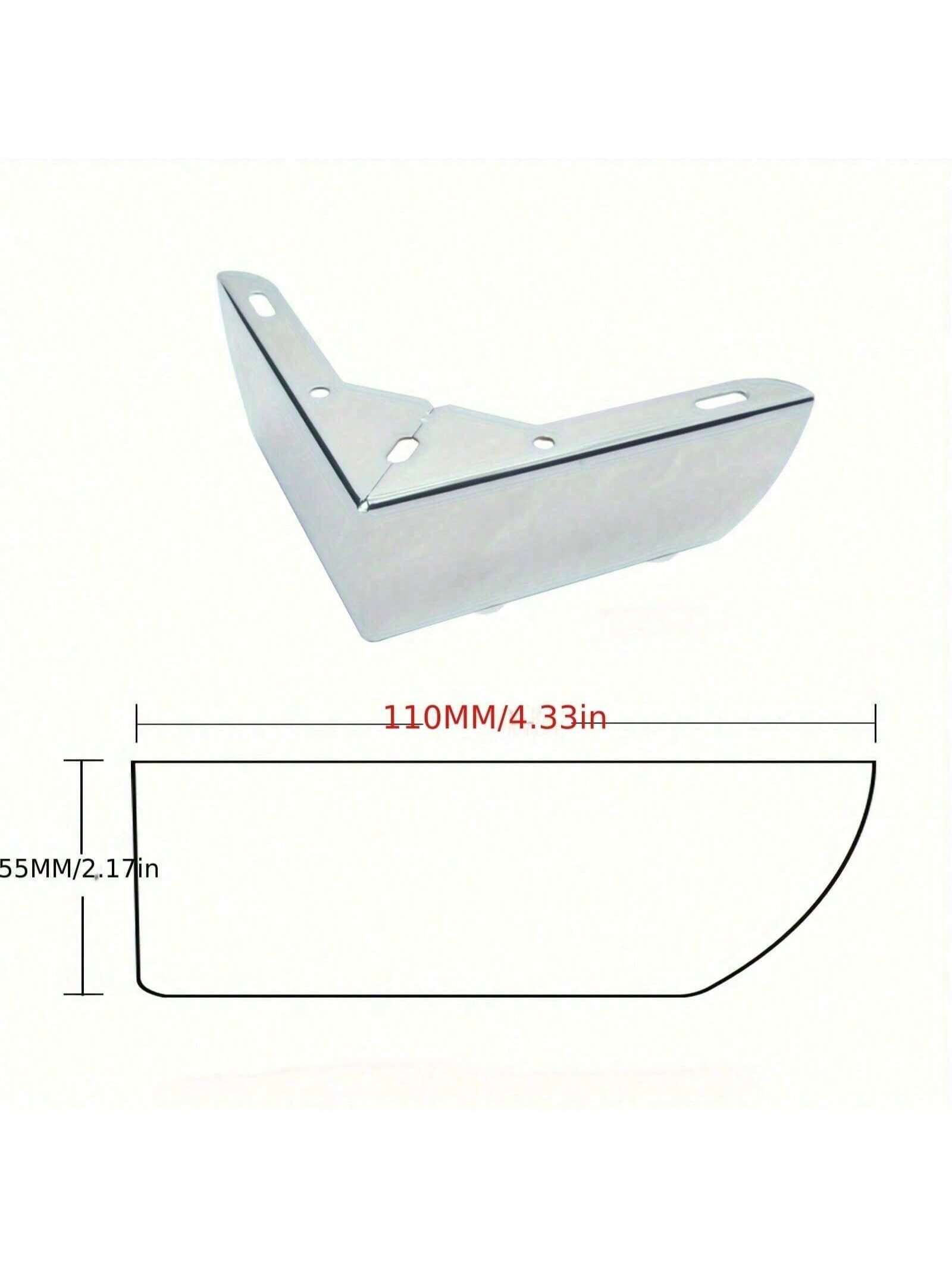 4 Pcs Durable Heavy-Duty Load-Bearing Metal Cabinet Legs, Three-Prong Triangular Sofa Legs, DIY Furniture Hardware Legs