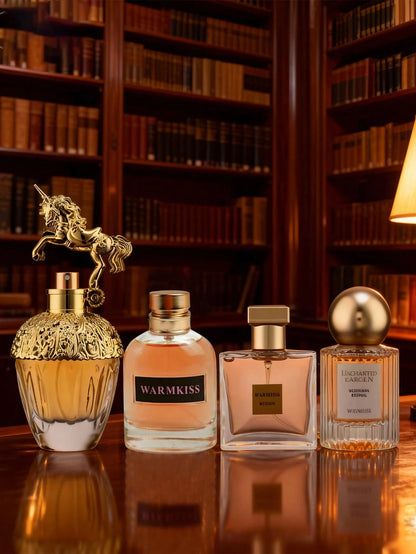 4-Piece Set Of Elegant And Fresh-Scented Ladies' Perfumes. The Fragrance Is Rich And Fragrant, Featuring A Blend Of Elegant Floral And Fruity Scents, And It Lasts For A Long Time. It Is An Excellent C