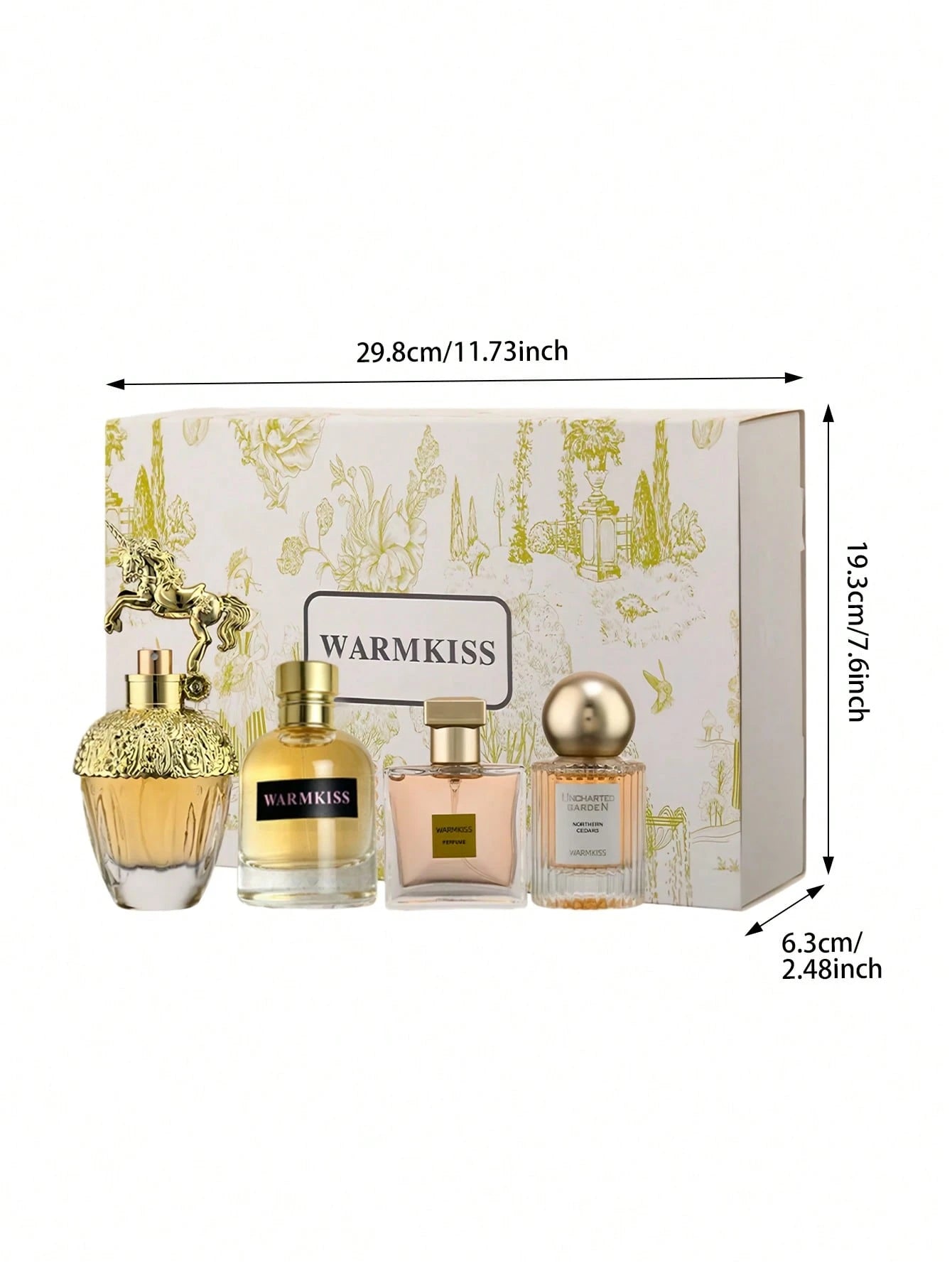 4-Piece Set Of Elegant And Fresh-Scented Ladies' Perfumes. The Fragrance Is Rich And Fragrant, Featuring A Blend Of Elegant Floral And Fruity Scents, And It Lasts For A Long Time. It Is An Excellent C