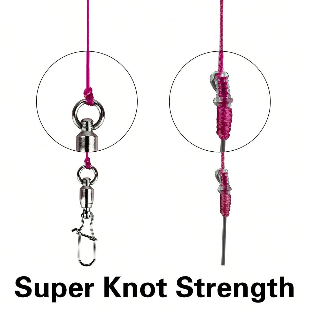 4-Strand Braided Fishing Line- Super Strong- Abrasion Resistant- Non-Stretch, Thickened Multi-Strand PE Braided Line, Fishing Tackle (Random Color)