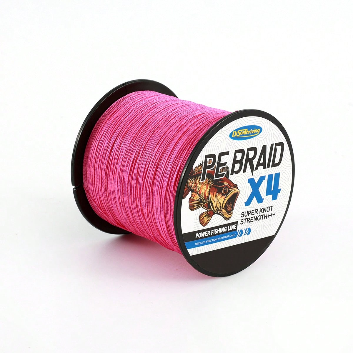 4-Strand Braided Fishing Line- Super Strong- Abrasion Resistant- Non-Stretch, Thickened Multi-Strand PE Braided Line, Fishing Tackle (Random Color)