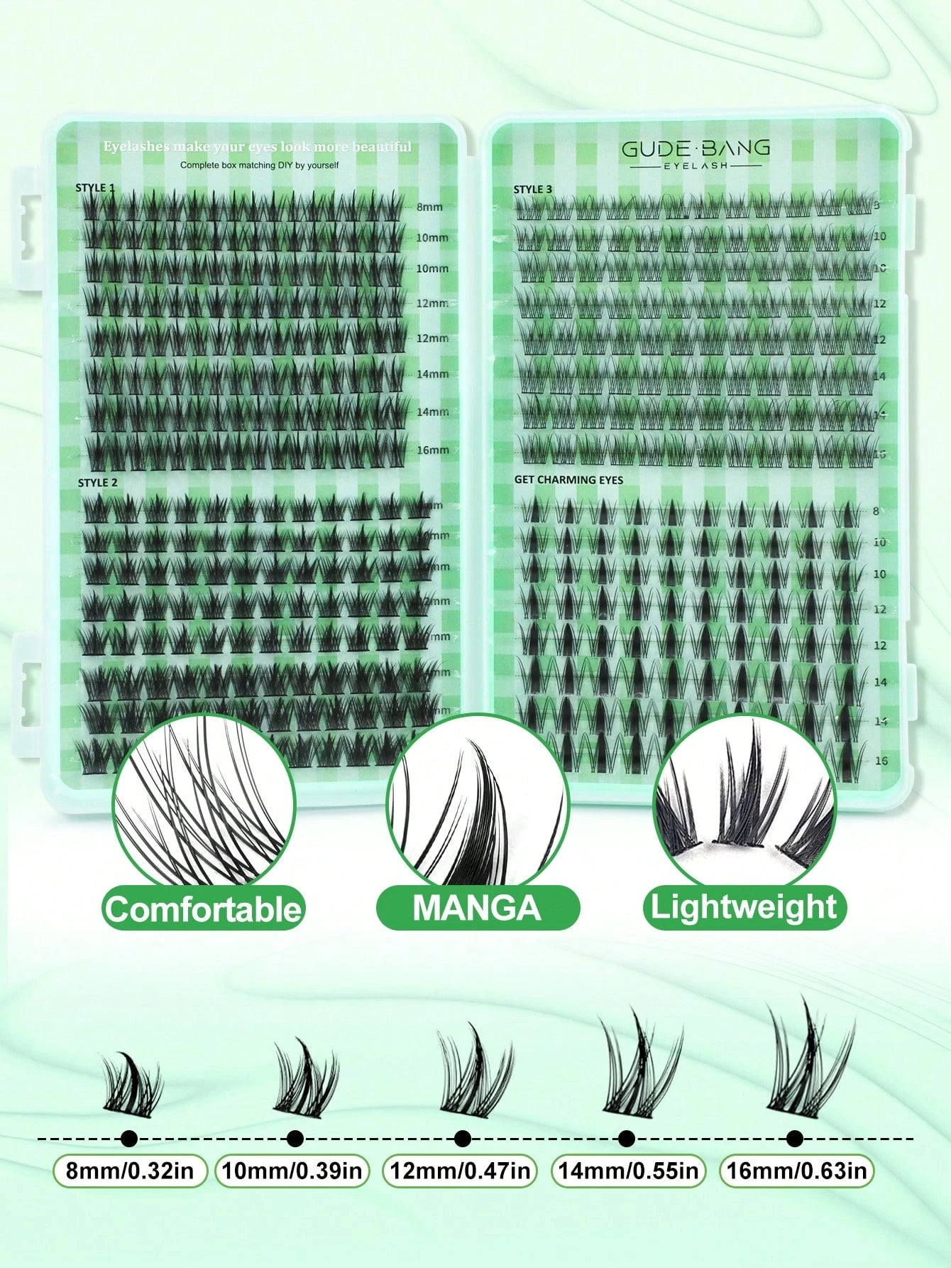 400pcs Lashes Book, C-Curling, Large Quantity, Best Quality With Lowest Price,New DIY Eyelashes, Fluffy Soft,3D Faux Mink False Eyelashes, Makeup,Extension Eye Lashes, Short Eyelashes,DIY Light Eyelas