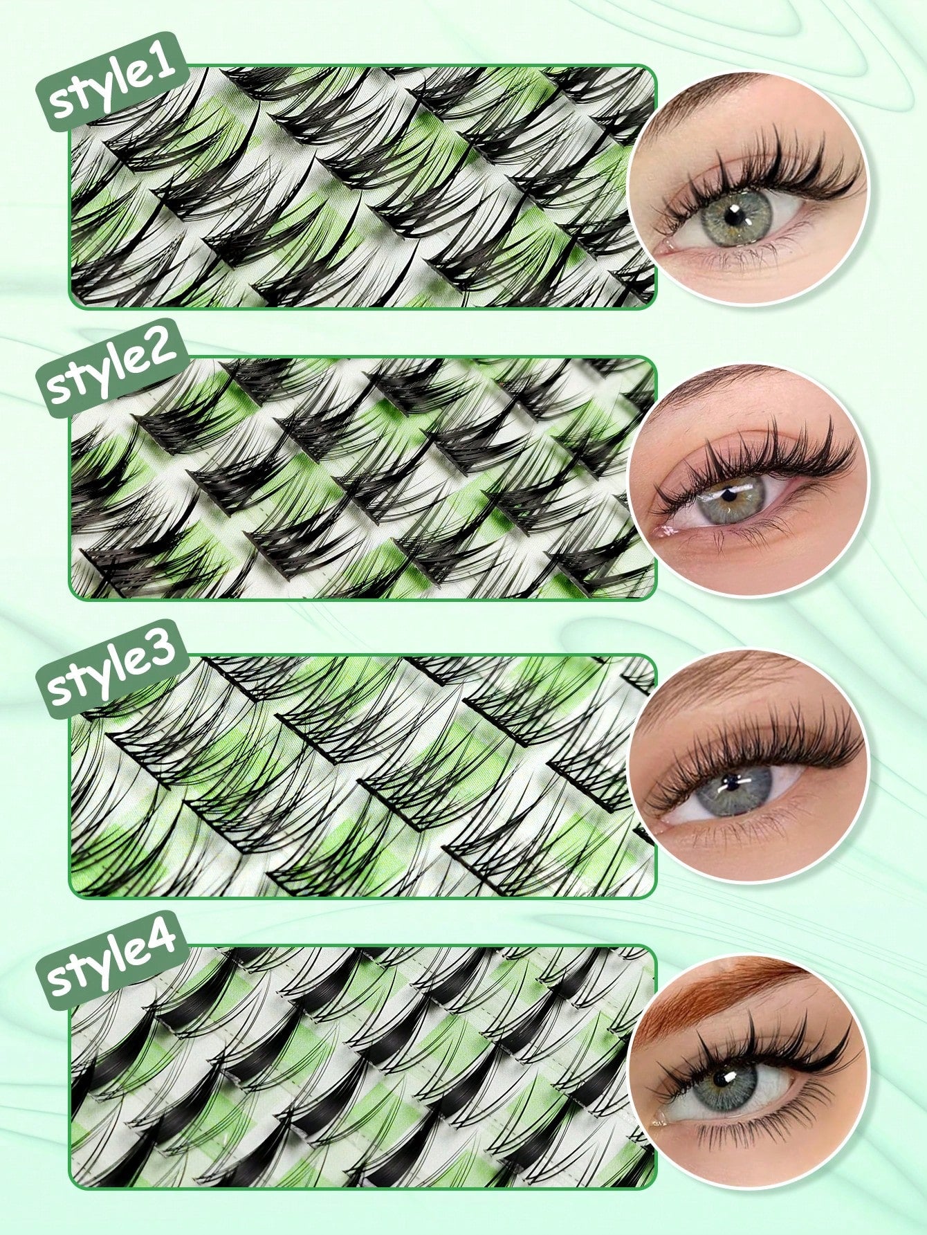400pcs Lashes Book, C-Curling, Large Quantity, Best Quality With Lowest Price,New DIY Eyelashes, Fluffy Soft,3D Faux Mink False Eyelashes, Makeup,Extension Eye Lashes, Short Eyelashes,DIY Light Eyelas