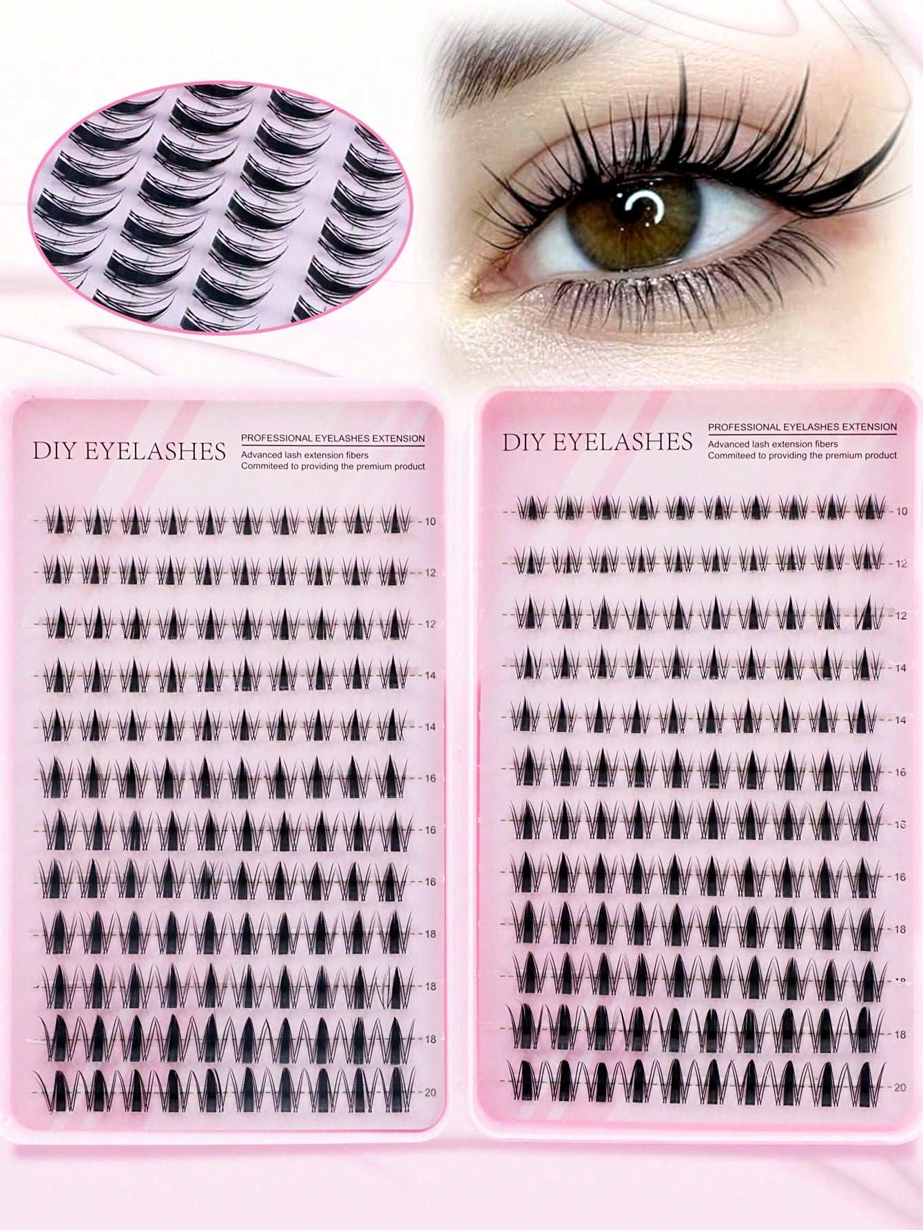 400pcs Lashes Book, C-Curling, Large Quantity, Best Quality With Lowest Price,New DIY Eyelashes, Fluffy Soft,3D Faux Mink False Eyelashes, Makeup,Extension Eye Lashes, Short Eyelashes,DIY Light Eyelas