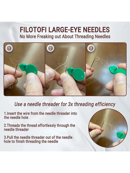 40pcs Hand Sewing Needles Household Steel Needles For Clothes
