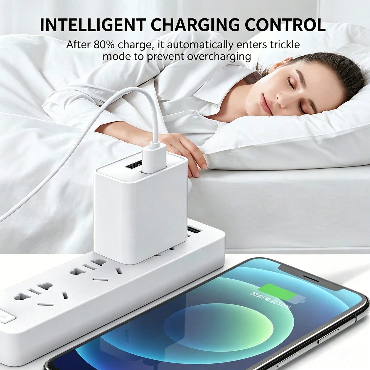 40W Dual‑USB Wall Charger Adapter For Fast Charging, Dual‑Port Plug With US Plug. Compatible With IPhone 17/16/15/14/13/12/11 Pro Max/XS/X/SE 2022 And. Wall‑Mount Charger For Android Phones, Great Fo