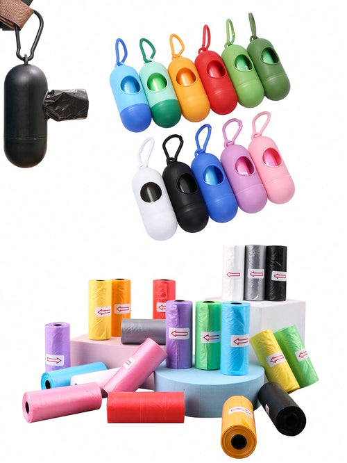 45pcs/3 Rolls Disposable Diaper Bags + 1pc Storage Box, Convenient For Outdoor Baby Stroller, Car, Living Room, Bathroom, Nursery Cleaning