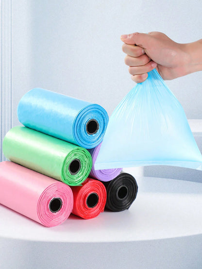 45pcs/3 Rolls Disposable Diaper Bags + 1pc Storage Box, Convenient For Outdoor Baby Stroller, Car, Living Room, Bathroom, Nursery Cleaning