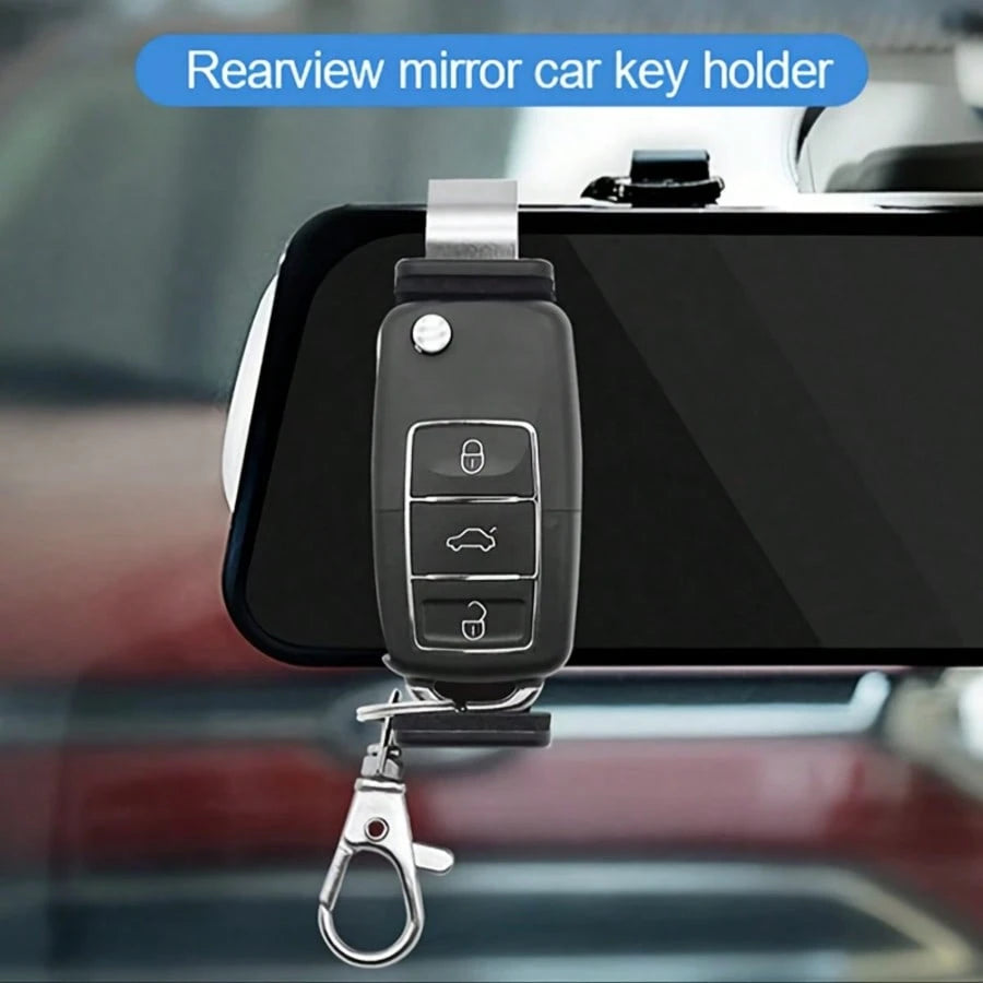 47-68mm Universal Car Visor Clip Holder, Suitable For Garage Door Remote Control, Quick Installation, ABS Material