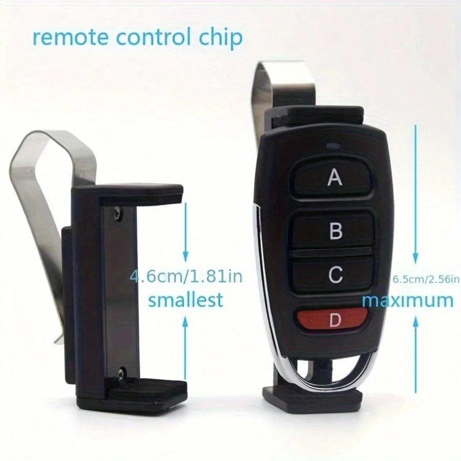 47-68mm Universal Car Visor Clip Holder, Suitable For Garage Door Remote Control, Quick Installation, ABS Material