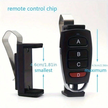 47-68mm Universal Car Visor Clip Holder, Suitable For Garage Door Remote Control, Quick Installation, ABS Material